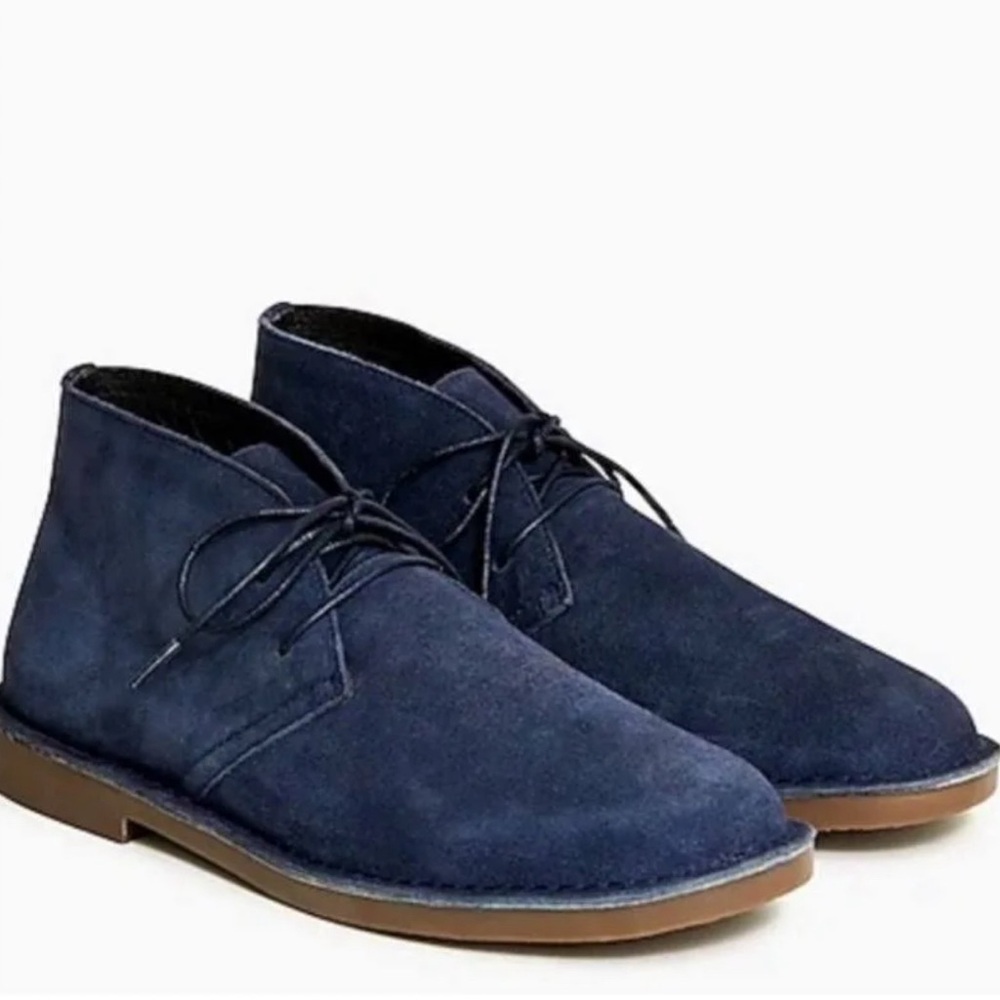 J. Crew desert boots evening storm